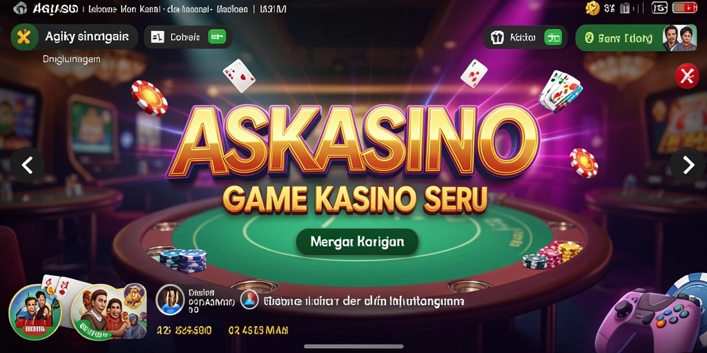 Screenshot gameplay seru ASKASINO dengan grafis yang menarik.