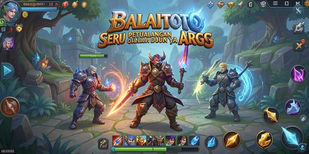 Tampilan gameplay BALAITOTO dengan aksi seru dan karakter yang menawan.