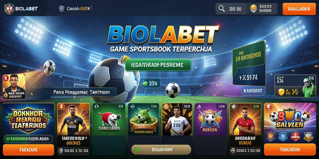 Tampilan menarik dari gameplay taruhan Sportsbook BIOLABET.