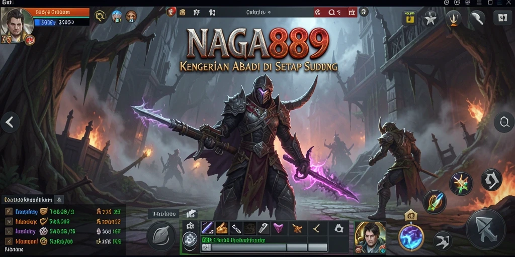 Screenshot menampilkan kengerian gameplay NAGA889