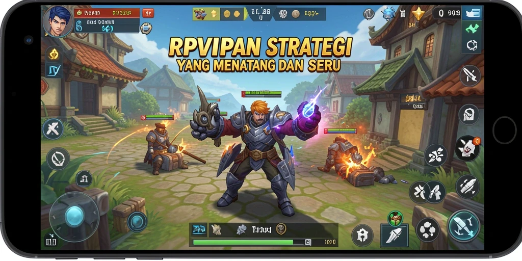 Tampilan menarik dari gameplay RPVIP4 yang penuh strategi.