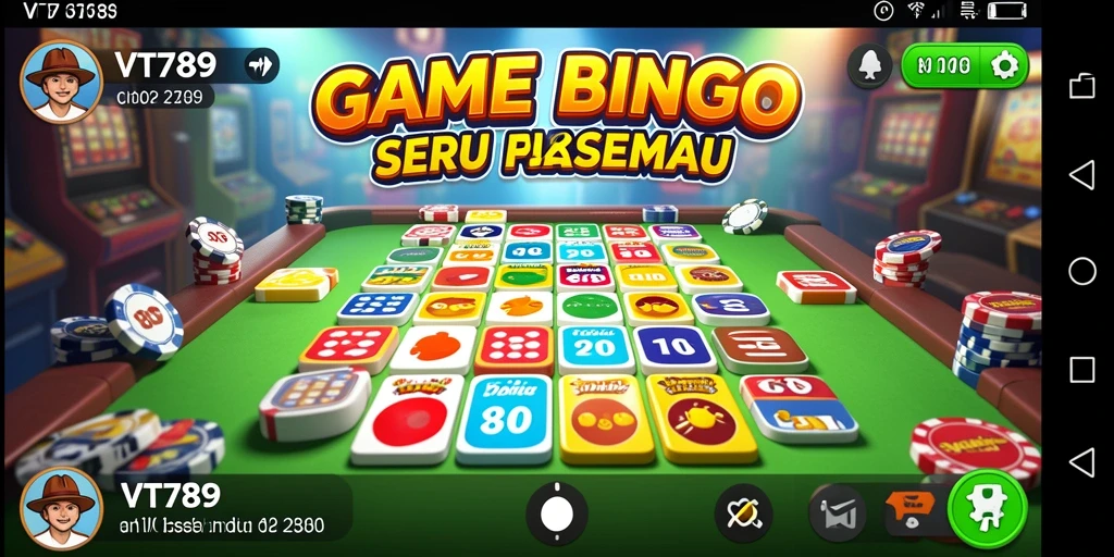 Tampilan menarik dari gameplay Bingo di VT789.