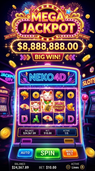 Tampilan antarmuka aplikasi neko4d yang intuitif dan mudah digunakan.